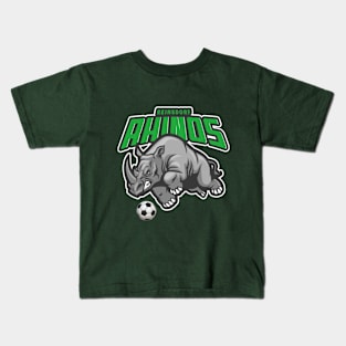 ⚽ Reinsdorf Rhinos, Let's Go! Imaginary Soccer Team Spirit Kids T-Shirt